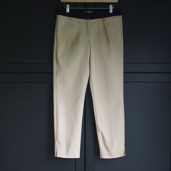 Tristan | Beige Ankle Pants - Picture 1 of 5